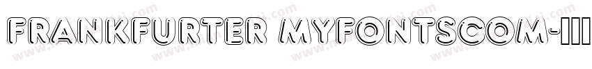 Frankfurter myfontscom字体转换